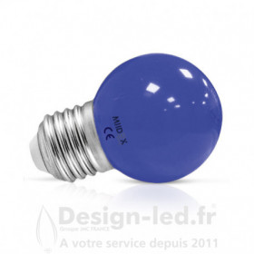 Ampoule E27 led G45 1w bleu pack x2 vision el 76191 5,80 €