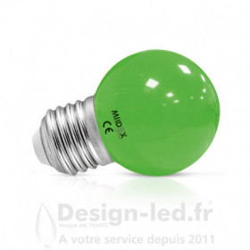 Ampoule E27 led G45 1w vert pack x2 vision el 76201 5,80 €