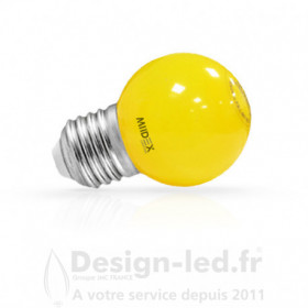 Ampoule E27 led G45 1w jaune pack x2 vision el 76202 5,80 €