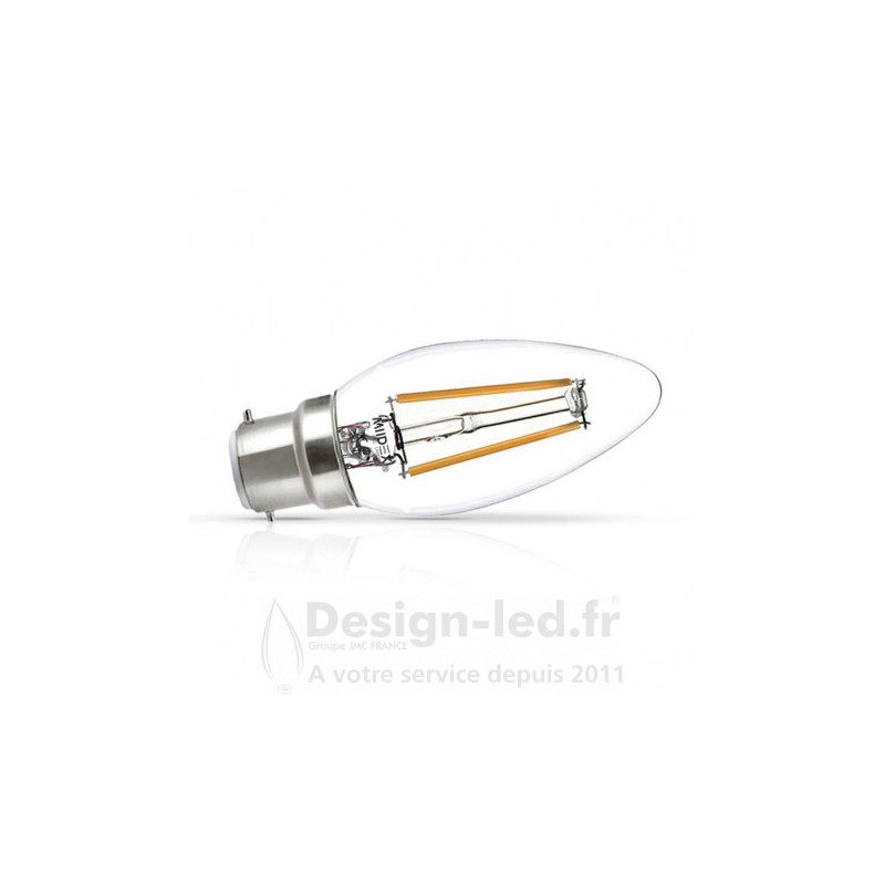 Ampoule B22 led filament flamme 4W 2700K - vision el - 71301 71301 4,30 €