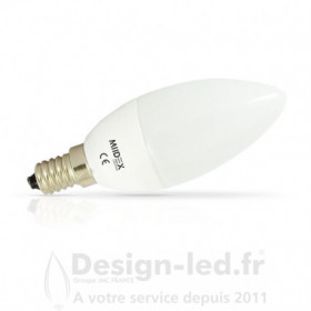 Ampoule E14 led flamme 6w 4000k pack x2 - vision el - 74892 - promo - 74892 3,30 € -20%