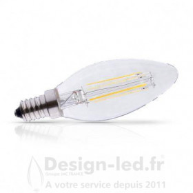 Ampoule E14 led filament flamme 4w dimm. 2700k - miidex - 71302 5,70 €